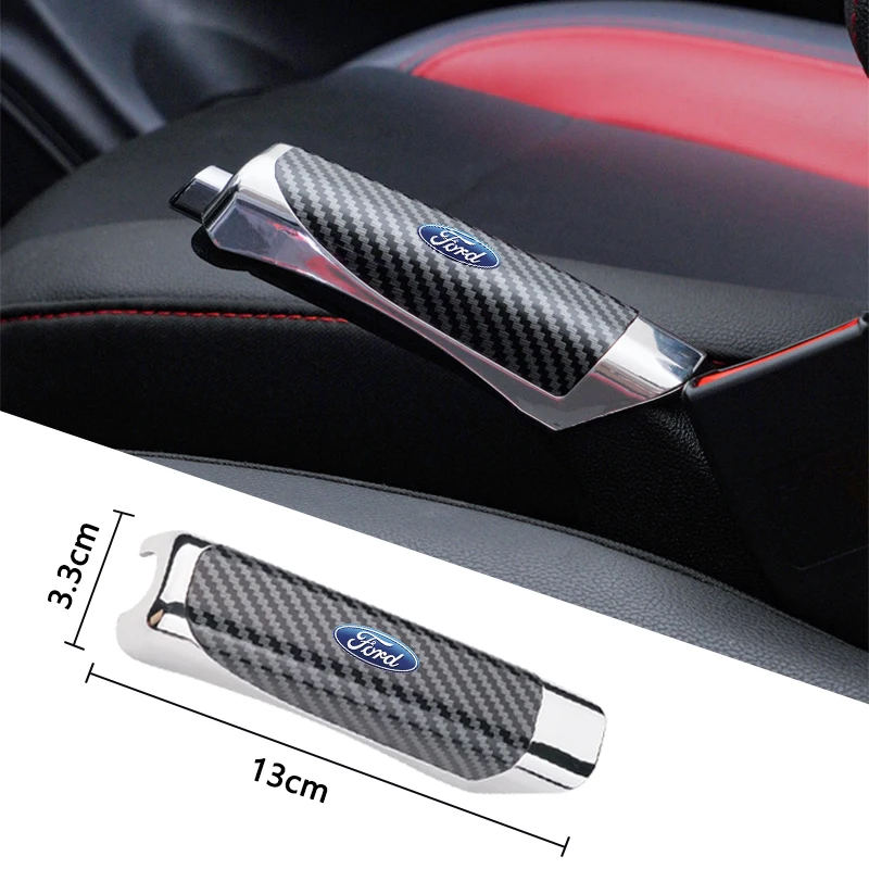 Автомобильный чехол для ручного тормоза защитный из углеродного волокна Ford Fiesta