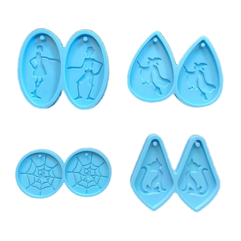 

Halloween Earrings Pendant Mold Resin Mold Large Beauty Mold for DIY Craft