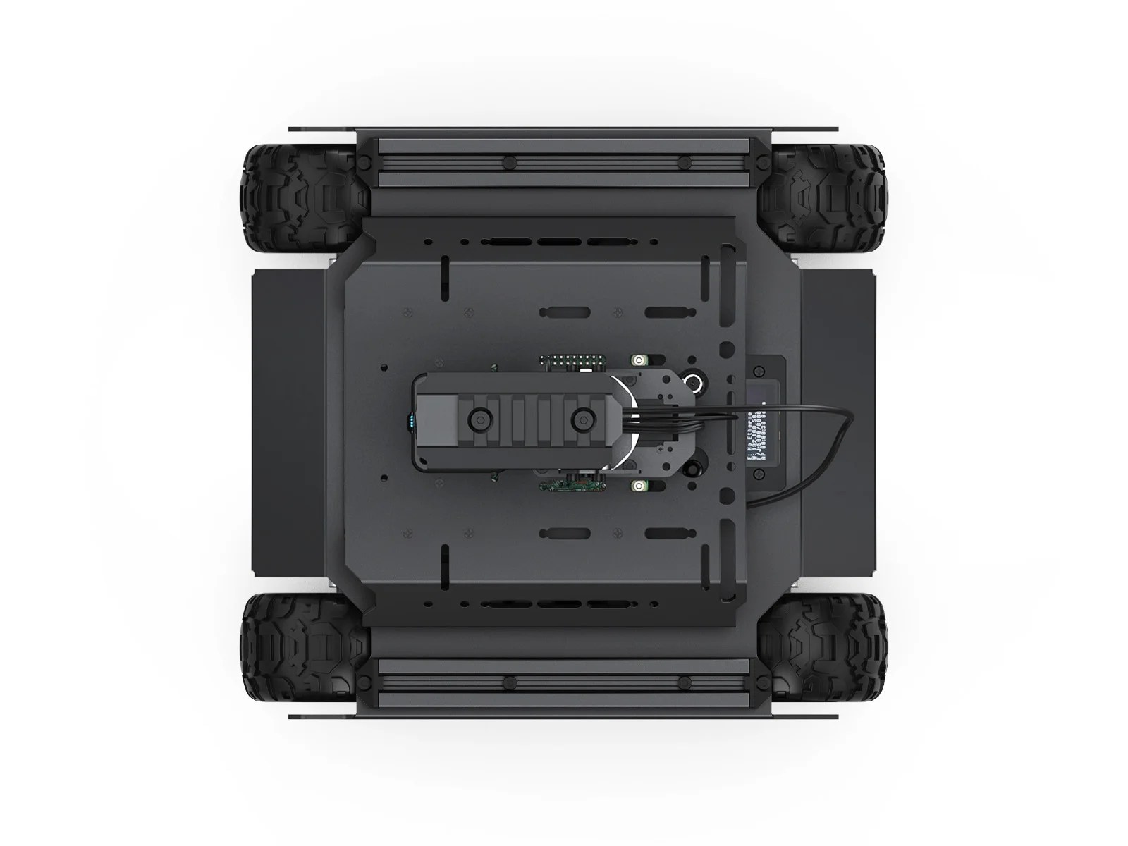 UGV Rover ROS 2 Робот с открытым исходным кодом 6 колес 4WD AI два контроллера