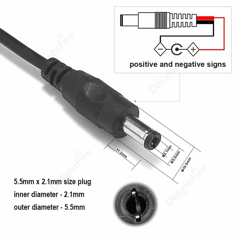 5 мм x 2 1 кабель-удлинитель постоянного тока В/12 В DC удлинитель для CCTV IP сетевой