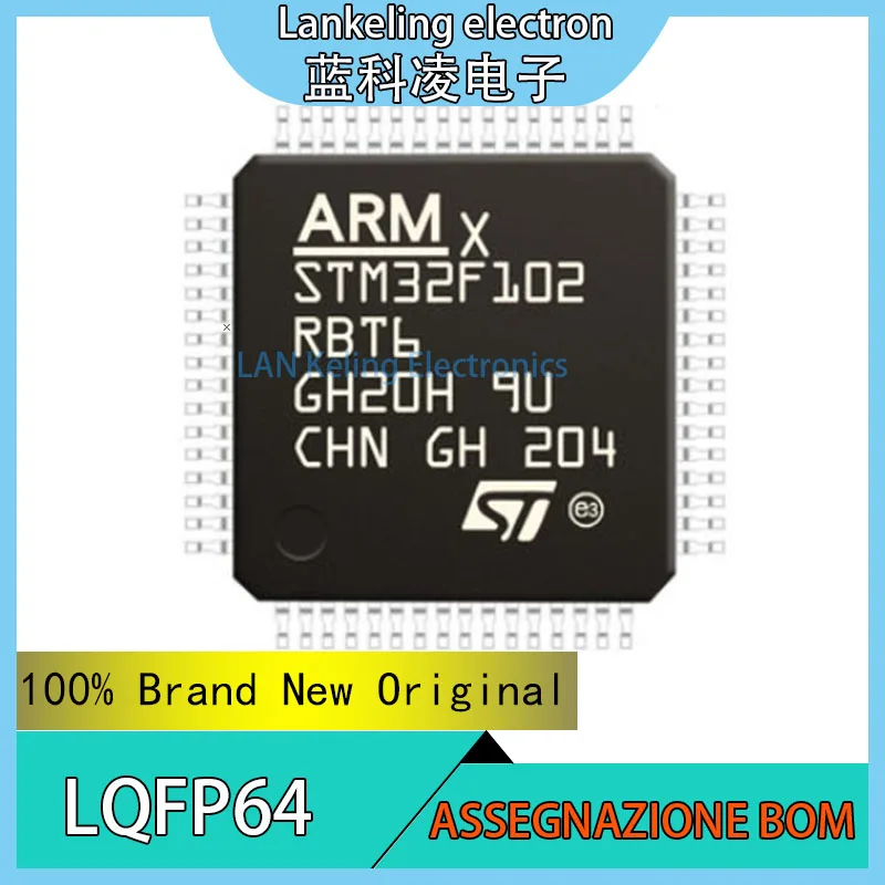 

STM32F102RBT6 STM STM32F STM32F102 STM32F102RB STM32F102RBT 100% Brand New Original IC MCU LQFP-64 chip