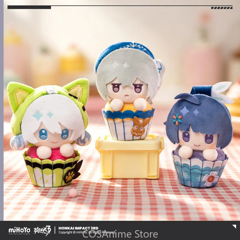 Фото Официальный плюшевый брелок-подвеска MiHoYo Honkai Impact 3 с персонажами Кевином Касланой, Элизией Сиеле, Кианой Касланой, украшение для сумки, подарок на Рождество для косплея №3