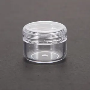 1Pcs Mini Cosmetic Empty Jar Pot Eyeshadow Makeup Face Cream Container Nail Art Cosmetic Bead Storag