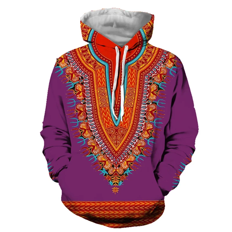Bohemia Dashiki 3D Printed Hoodie For Men Clothes Symmetry Design New In Hoodies &amp Sweatshirts Casual Women Pullovers Y2k Hoody