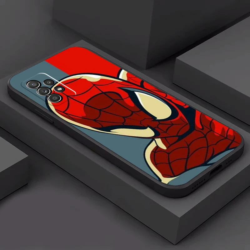 

Marvel Spiderman Phone Cases For Samsung Galaxy S21 Plus S20 Lite S8 Plus S9 Plus S10 S10E S10 Lite M11 M12 Carcasa Back Cover