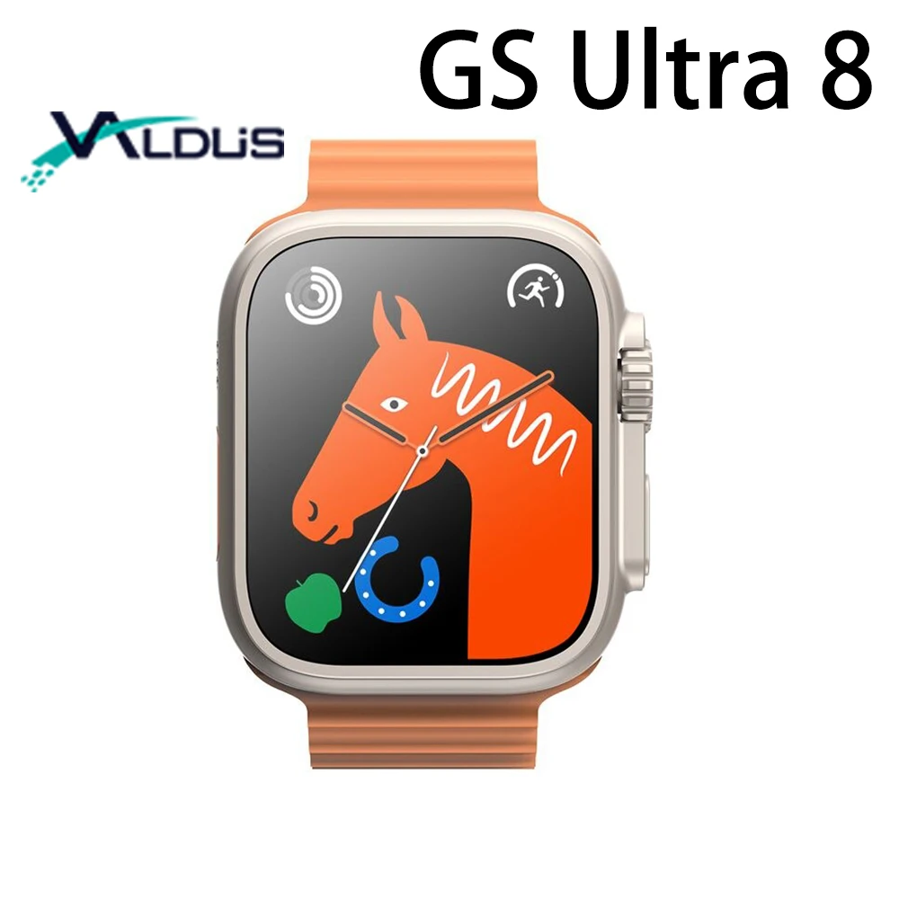 

Умные часы GS Ultra 8, GPT, голосовой помощник, пульсометр, Bluetooth, телефонные звонки, браслет для фитнеса серии 8, умные часы для мужчин и женщин
