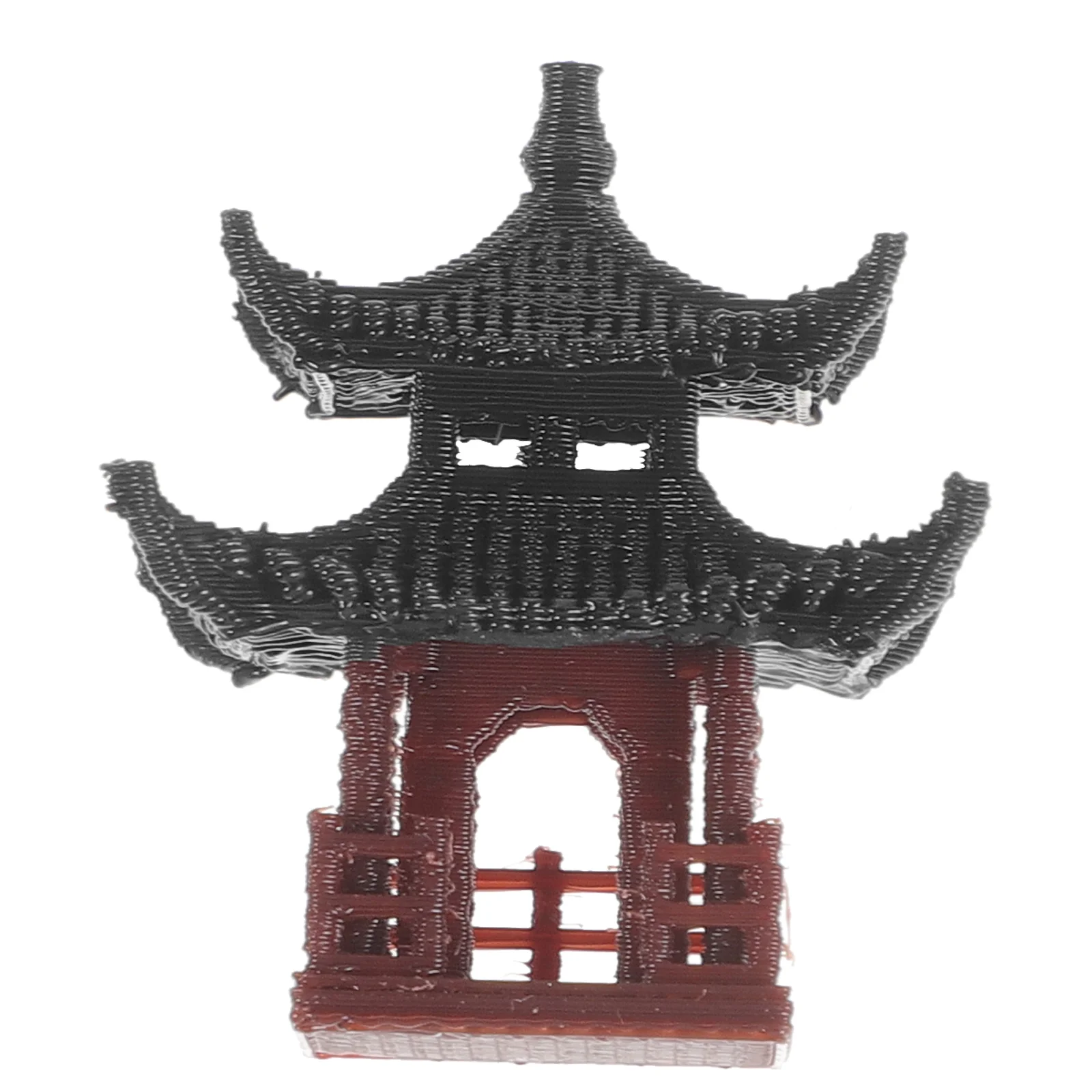 Pavilion Aquarium Landscaping Decoration Bonsai Fish Tank Adornment Japanese Garden Decor Outdoor