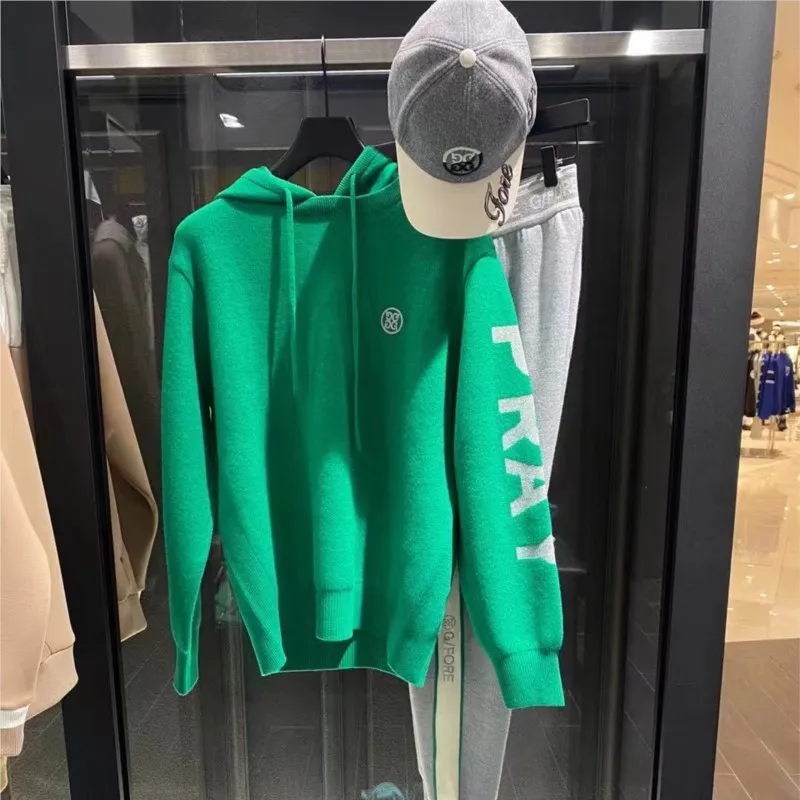 

2022 супертяжелая одежда для гольфа для мужчин, пуловер с капюшоном