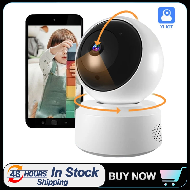 

1080P WiFi IP Mini Surveillance Camera 5G/2.4G Dual Band 2MP Indoor Wireless Home CCTV 3MP 360° Smart Auto Tracking Baby Monitor