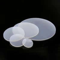 10pcs white round silicone rubber seal gasket dia 45681015182028303850mm thick 123mm food grade silicon sealing pad