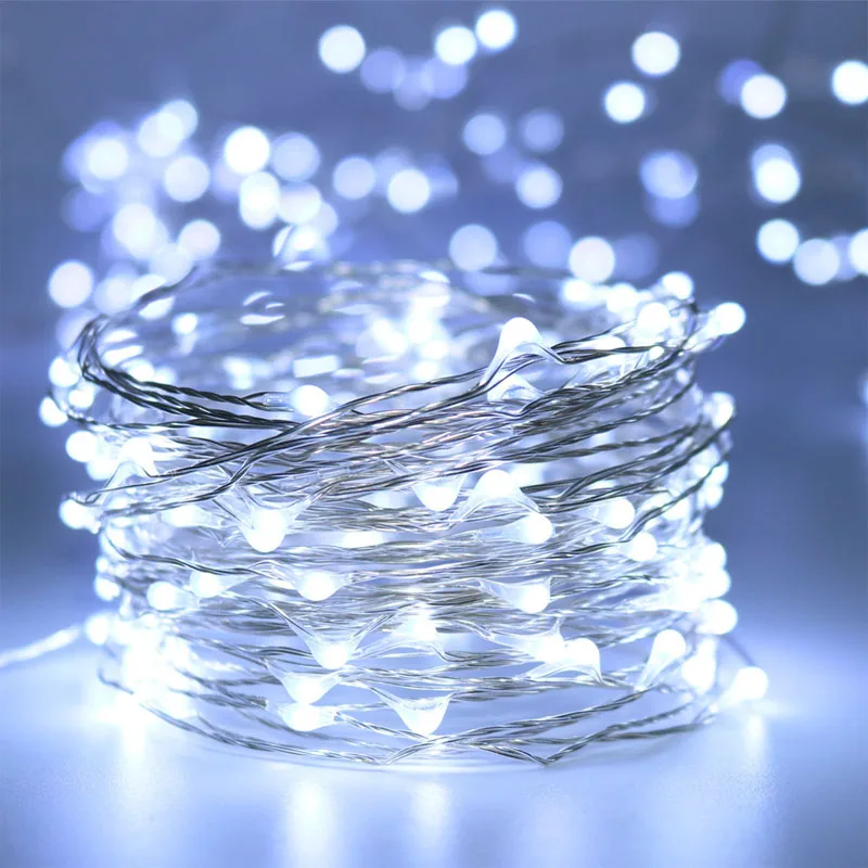 

10M 20M 30M 50M LED fairy Starry String Garland LED Lights Decoration For Decorative Christmas Holiday Wedding Parties Garden