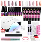 Набор для маникюра, Гель-лак для УФ-лампы, полуперманентный, набор для лаков