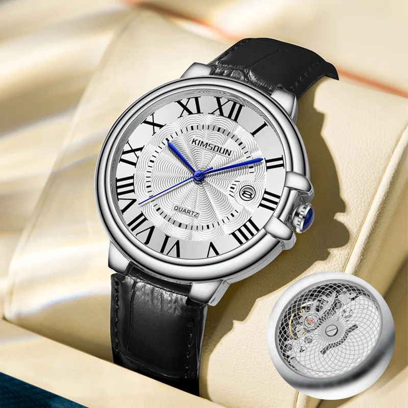 2025 брендовые мужские часы деловые высококачественные прозрачные