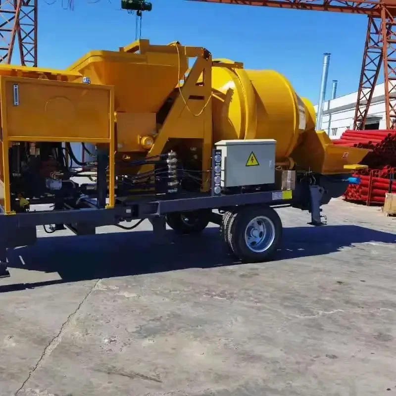 YG Лидер продаж мобильная электрическая машина портативный насос бетономешалка и