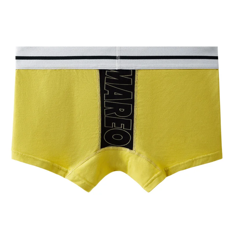 Men's underwear, pure cotton shorts, summer boxer shorts, comfortable and breathable for youth sports 3PCS