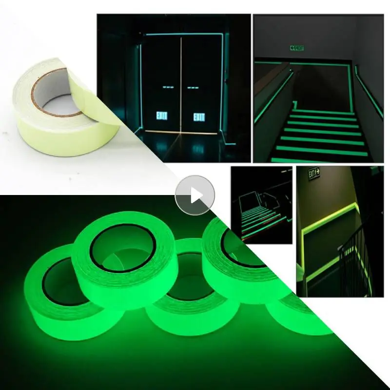 

Luminous Tape 3m/1m Dark Green Self-adhesive Tape Night Vision Glow In Dark Safety Warning Security Stage Home Decoration Tapes