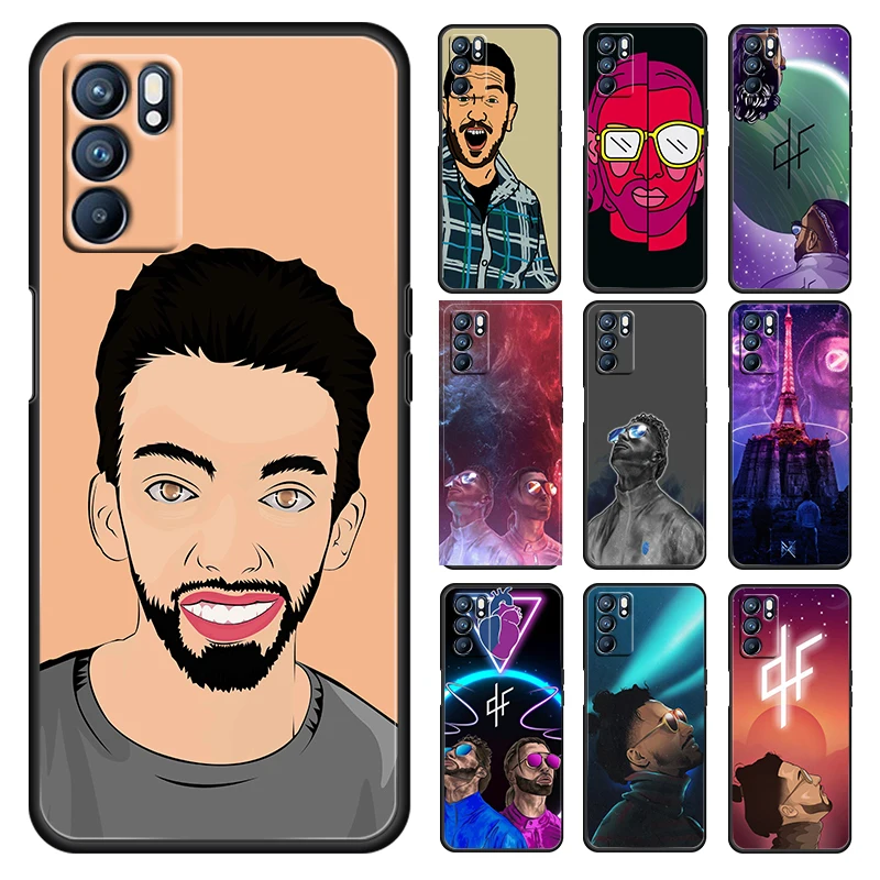

PNL QLF Rapper Singerjpg For OPPO Reno 7 6 5 4 3 2 5Z 5F 5K ACE 10 X 4G 5G Pro Plus Soft Black Phone Case Silicone Cover