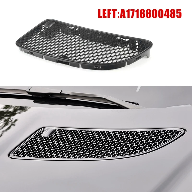 Car Front Left Hood Vent Grille For Mercedes Benz R171 SLK280 SLK300 SLK350 2005-2011 1718800385 Parts