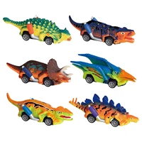 dinosaur toys pull back dinosaur cars toys for toddler boys 6 pack various dinosaur racer toys for 3 8 year old boys and girls p
