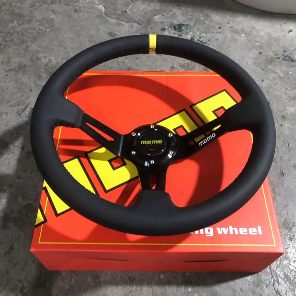 Универсальный гоночный руль Drift 14 дюймов МОМО раллийный автомобиль из