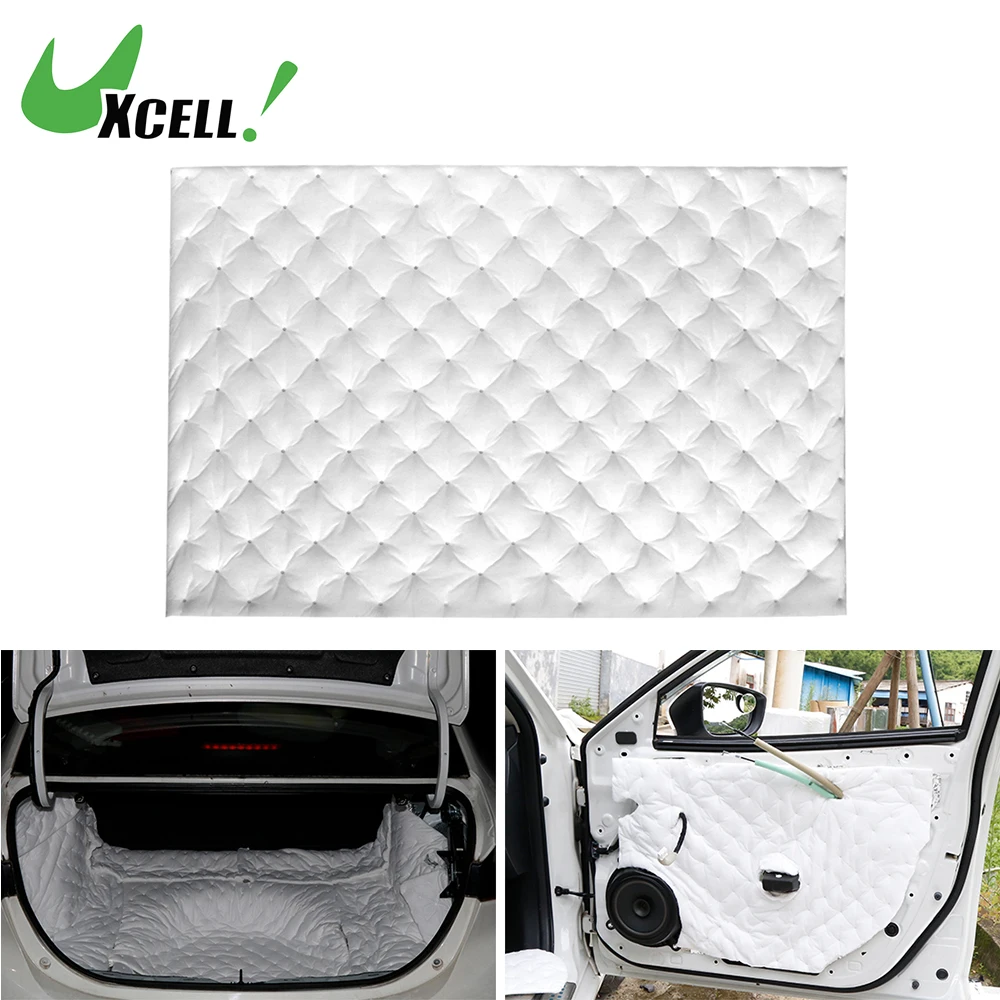 

Uxcell 50x80cm Car Audio Stereo Sound Acoustic Noise Absorbing Dampening Foam 10mm Thick Sound Deadening Sheet White