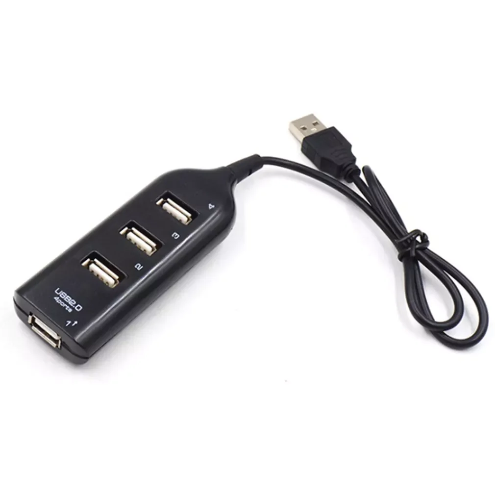 

USB 2.0 High Speed 4 Ports Splitter Usb Hub Adapter for PC Laptop Computer Receiver Computer Peripherals Accessories