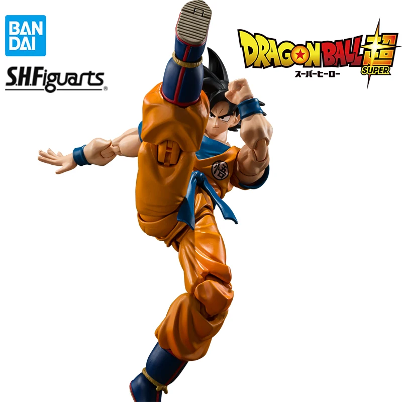 

Bandai Open To Booking Dragon Ball Super Hero Shfiguarts Goku Anime Figure Action Model Collectible Child Toys Navidad Gift