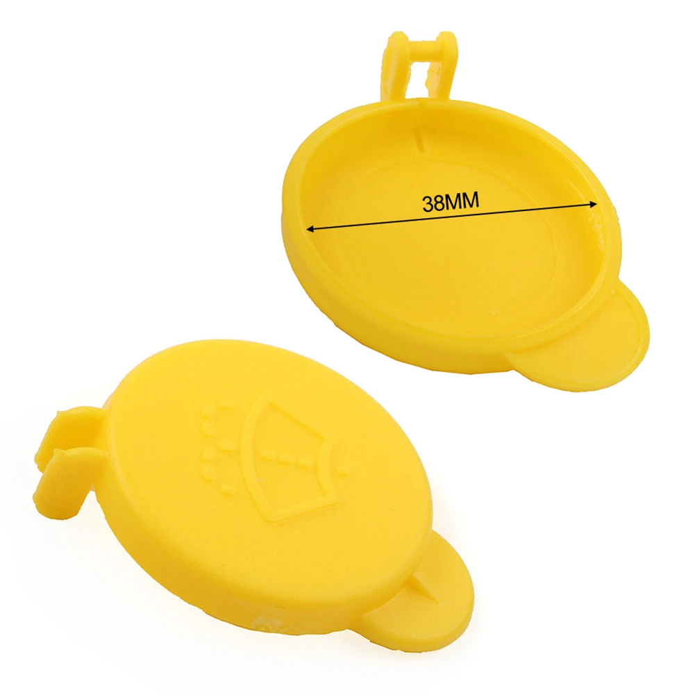 

Крышка для бутылки автомобильного стеклоочистителя, крышка для бутылки из АБС, сменная Крышка для резервуара, желтая крышка для Ford Fiesta 2001-2008