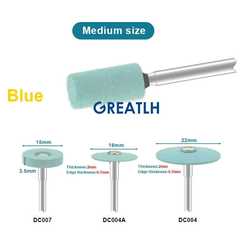 Стоматологическая керамическая алмазная шлифовальная головка Средний