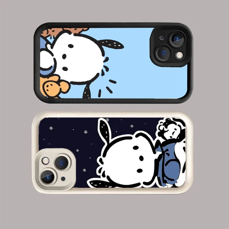 WB-24 Белый ступенчатый чехол из ТПУ с помпонами для Huawei Pura 70 mate 50 P60 40 nova 11 10 9 Y90 Pro