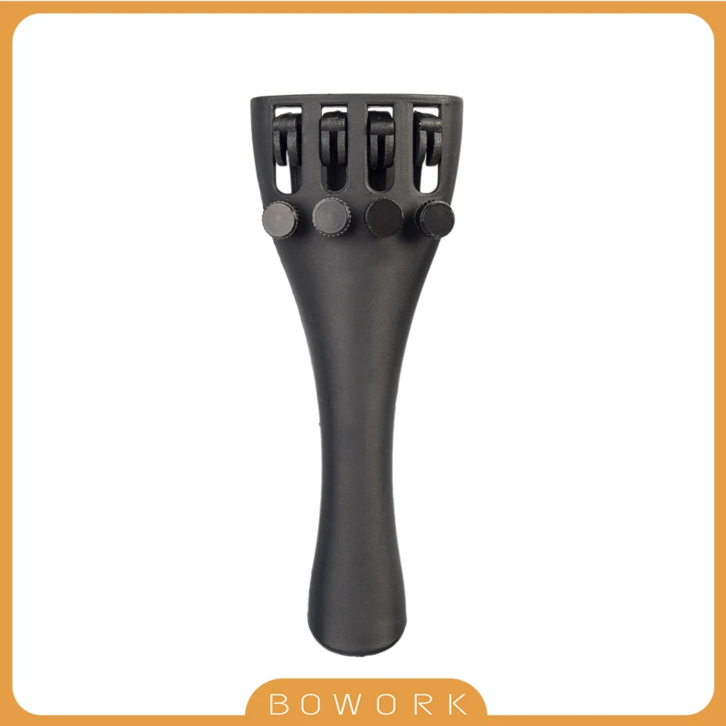 

4/4 Violin Fiddle Tailpiece Carbon Fiber Fine Tuners 4 Fine Tuners For DIY Acoustic Violin Electric Fiddle Part Accessories