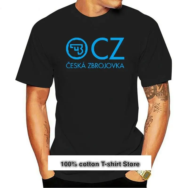 

Camiseta de manga corta para hombre, camisa con diseño checo de armas de fuego, CZ, cesika, Zbrojovka, novedad de verano