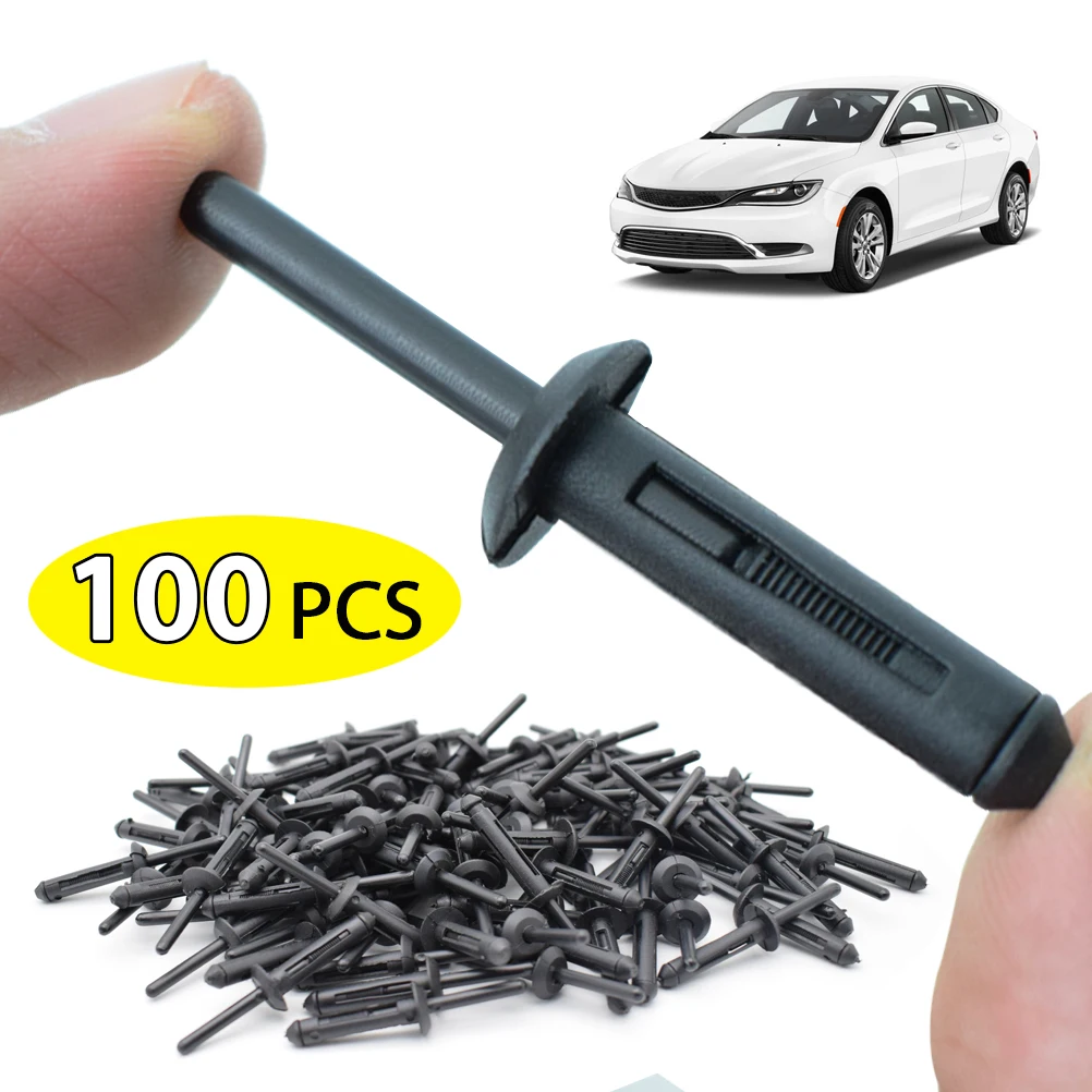 

нейлоновый заклепка-зажим для бампера для Ford GM для Chrysler Jeep Wrangler JK Dodge Avenger, автофиксатор, автомобильные аксессуары