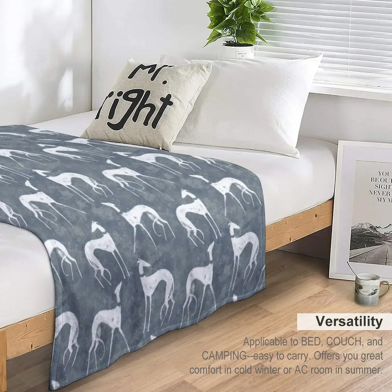 Белое одеяло Galgos мягкие клетчатые винтажные одеяла