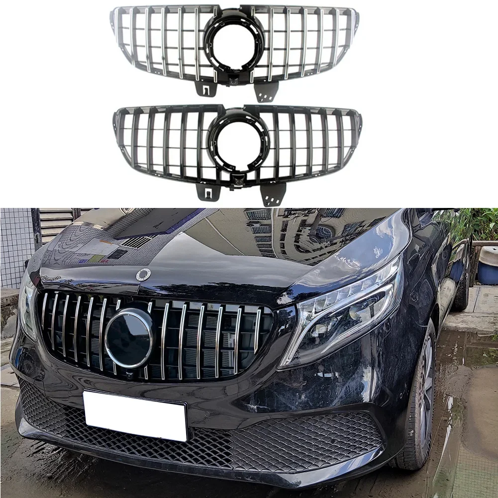 Передняя гоночная решетка автомобиля верхняя для подтяжки лица Mercedes-Benz V-Class V220d