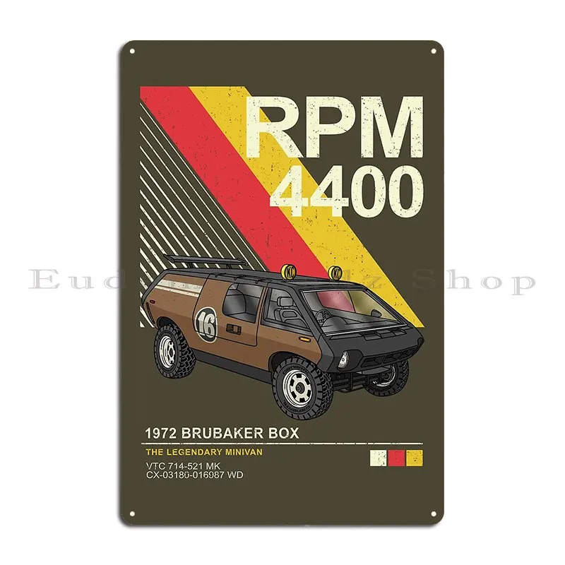 Металлический знак brubakbox Baja для автомобиля дизайнерская настенная пещера