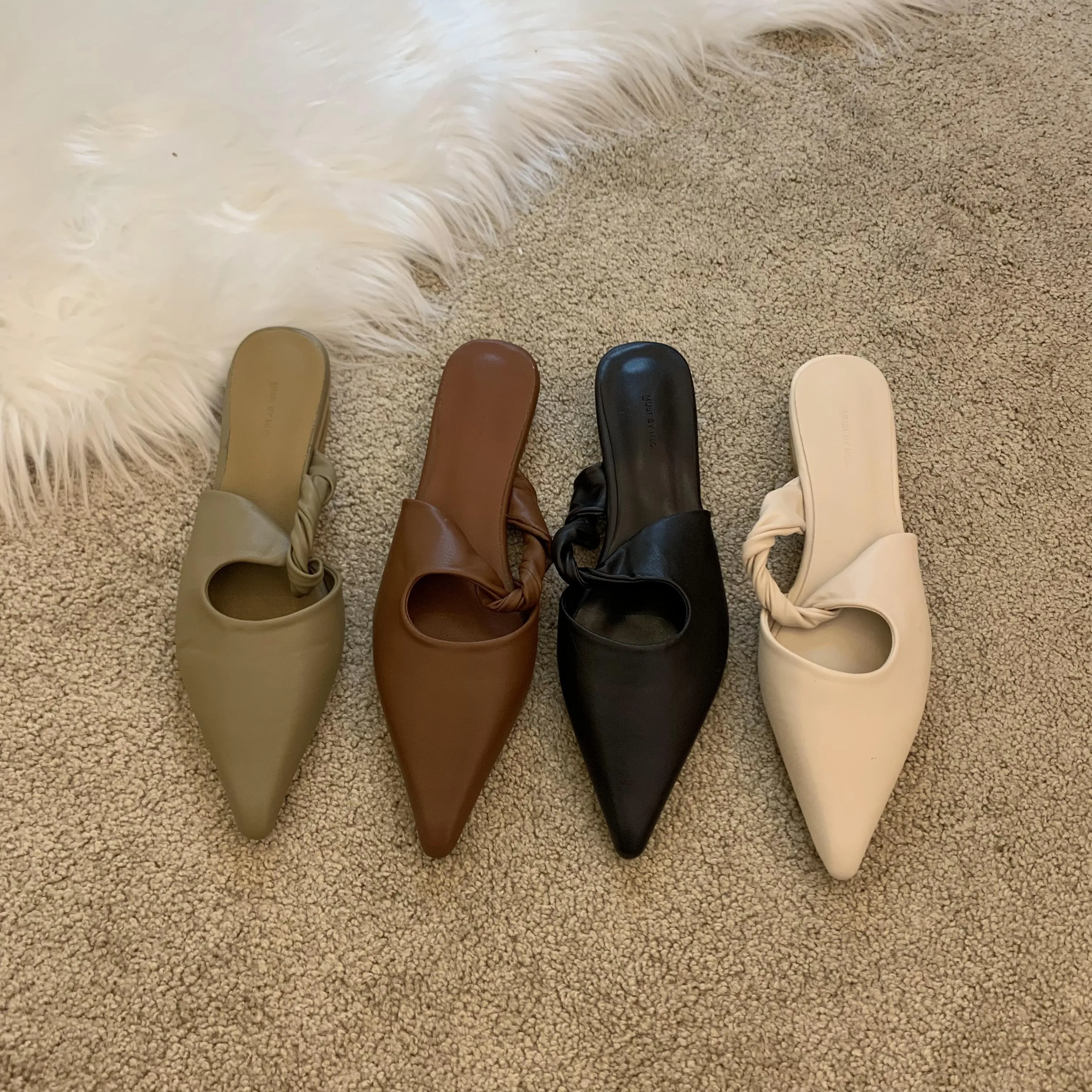 

Women Slippers Pointed Tip Baotou Sandals Slippers 2022 New Summer Breathable Wild Fashion Sexy Women Shoes Slippers Large Size