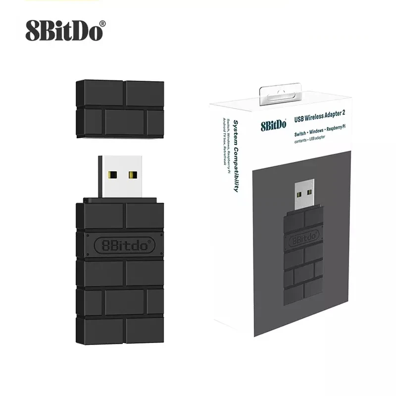 8Bitdo USB Wireless Bluetooth Receiver for PC Computer Nintendos Switch Bluetooth Gamepad Adapter Handle Converter