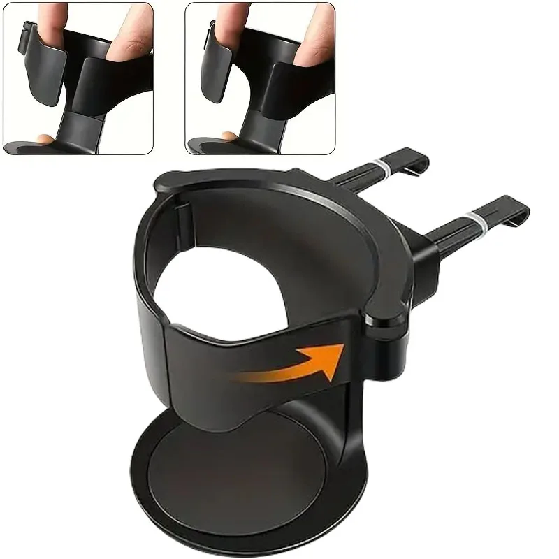 

Автомобильный держатель для стакана, подставка с пепельницей и креплением на воздуховод для напитков и кофейных бутылок