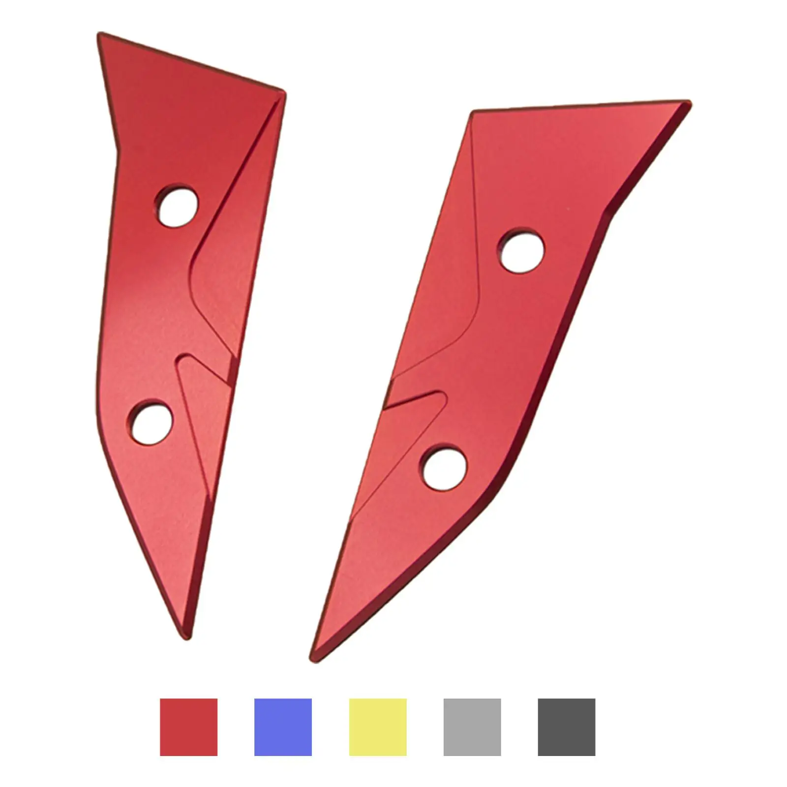 

2 Pieces Windshield Decorative Block Assembly Left Right Modification Part Replacement Accessories for MT15