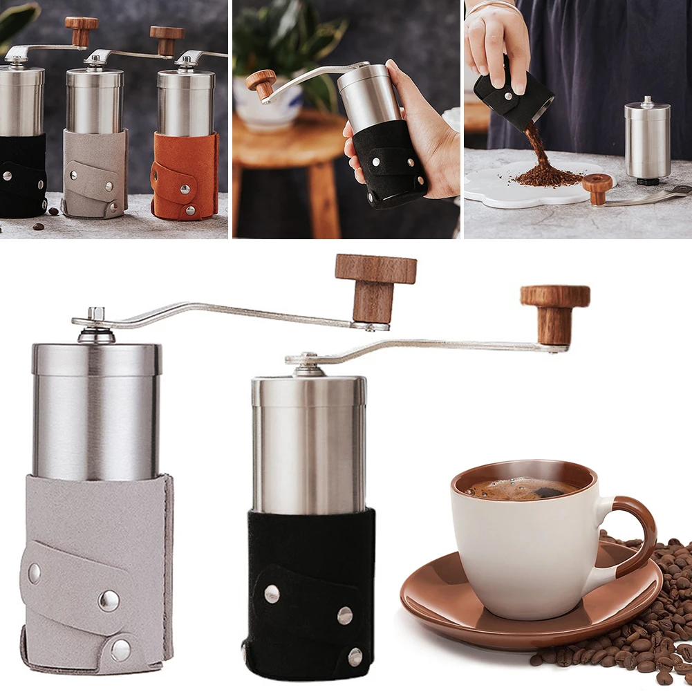 

Manual Coffee Grinder Stainless Steel Hand Coffee Mill With Adjustable Knob Coffee Beans Grinder For Cold Brew Drip Espresso