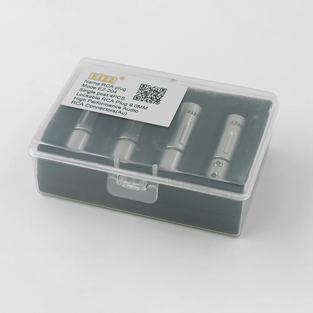 EIZZ 204 RCA разъем 24K позолоченный фоторазъем для адаптера с замком Hifi аудио видео AMP TV