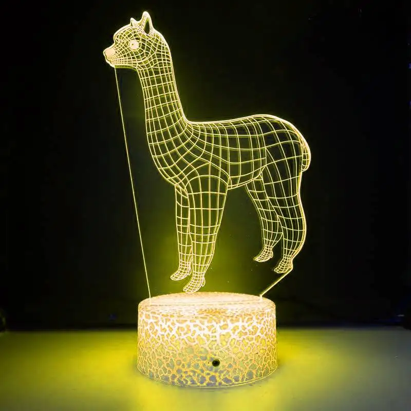 Лампа-альпака для детской спальни и офиса