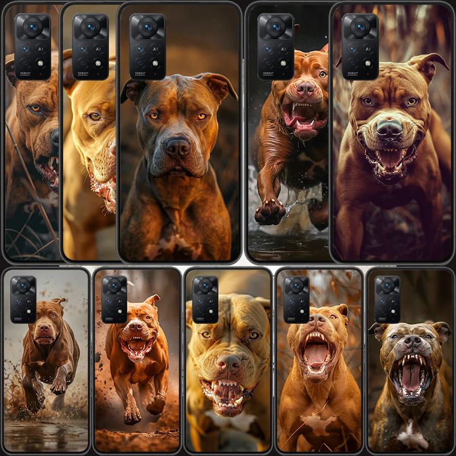 Чехол для телефона Pit Bull Lovely Pet Dog Pitbull Xiaomi Redmi Note 12 Plus 12S 11 11T Pro 5G 11E 11S 4G 10 10S 9 9S 9T 8 8T 7 Cove