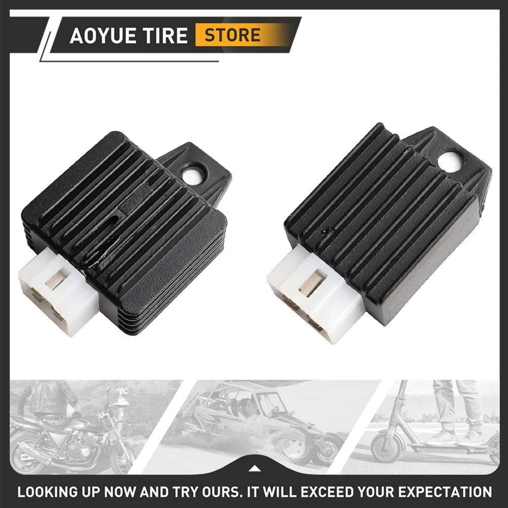 Универсальный регулятор напряжения для мотоцикла, велосипеда-внедорожника, 12 В, 4 контакта, полный выпрямитель волны, 50 куб. См, 90 куб. См, 110 куб. См, 125 куб. См, квадроцикл