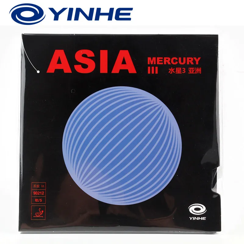 Фото Накладка для настольного тенниса YINHE MERCURY III Pips-in, нелипкая, атакующая, с губкой Cake Large Pore Sponge, одобренная ITTF №2