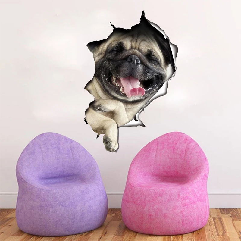 Фото 3D забавная наклейка с котом для туалета, наклейка на крышку унитаза, наклейки на стену, аксессуары для туалета с животными, украшения для дома и ванной комнаты №5
