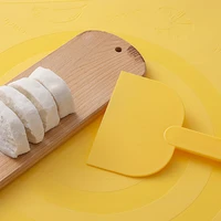 silicone scraper cake baking food grade spatula high temperature resistant non baking tool useful scraper