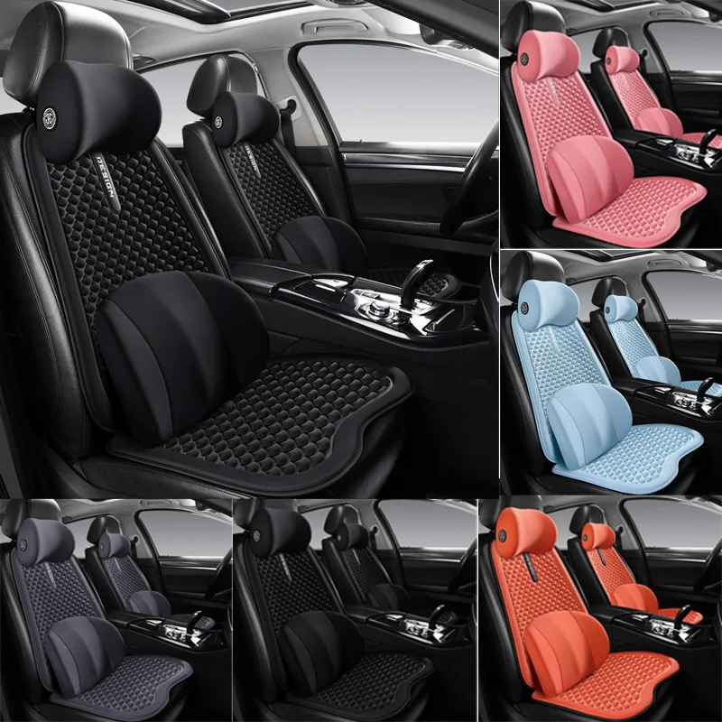 

Car Seat Cover Front/Rear Fabric Seat Cushion Protector Pad Cool In Summer Black/Grey/Pink/Brown/Blue For Audi Q5 M2 X30