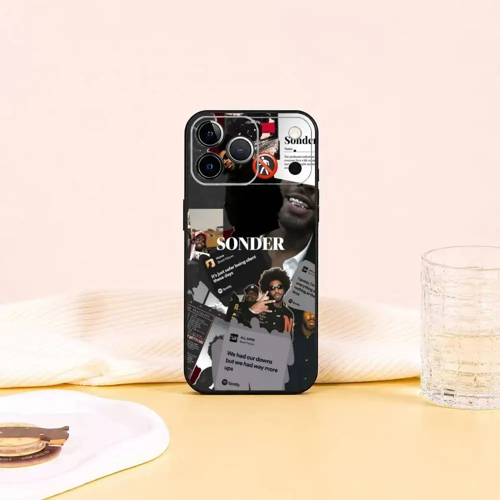 Фото Чехол для телефона Singer B-Brent Faiyaz, силиконовый, мягкий, для iPhone 17, 16, 15, 14, 13, 12, 11, X, XR, Plus, Pro, Max, Plus №5
